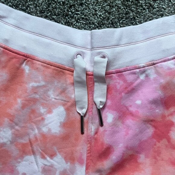 NWT Plus Sized Athleta Balance Printed 4” Shortie, Pink Orange Tie-Dye, Size 1X - Picture 4 of 6